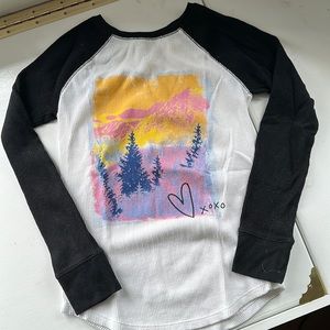 Girls Old Navy long sleeve tee size 10-12